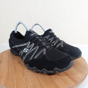 Skechers Hot Ticket Womens Size 10 Shoes Sneakers Black Casual Slip On